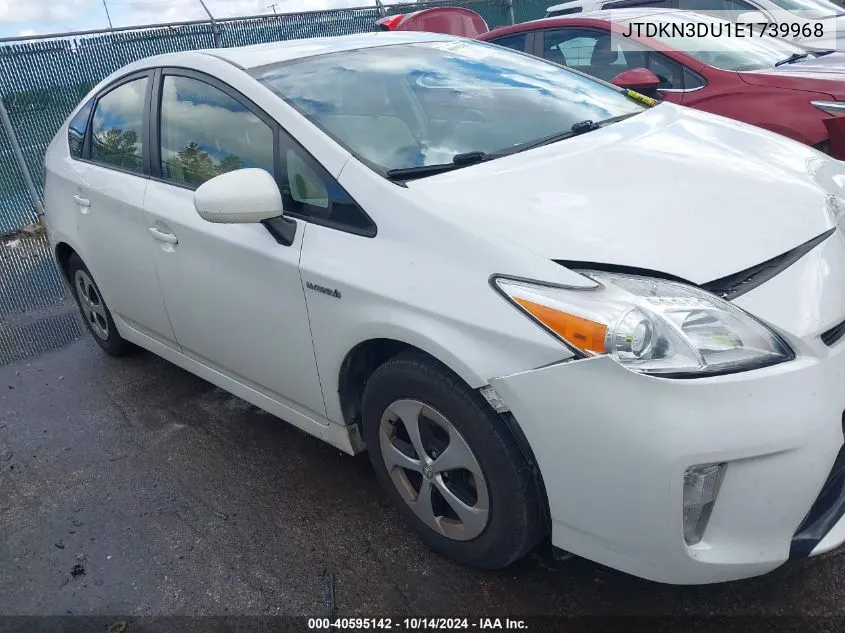 2014 Toyota Prius VIN: JTDKN3DU1E1739968 Lot: 40595142