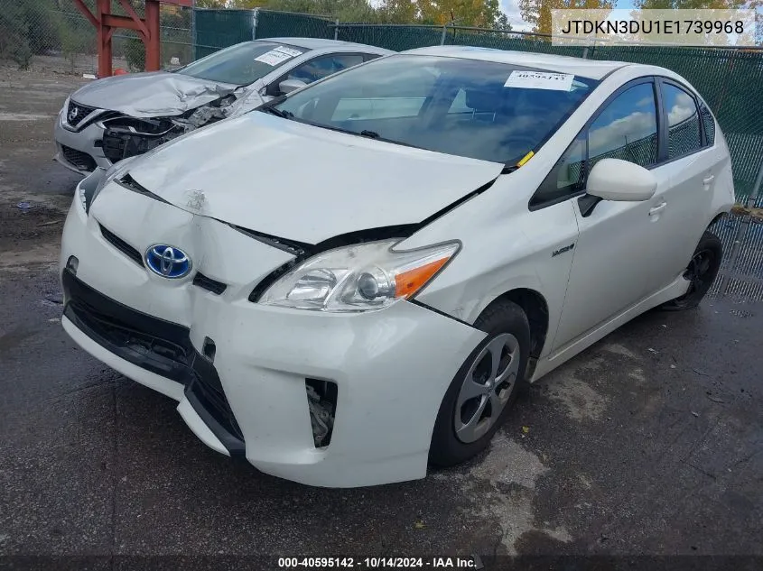 2014 Toyota Prius VIN: JTDKN3DU1E1739968 Lot: 40595142