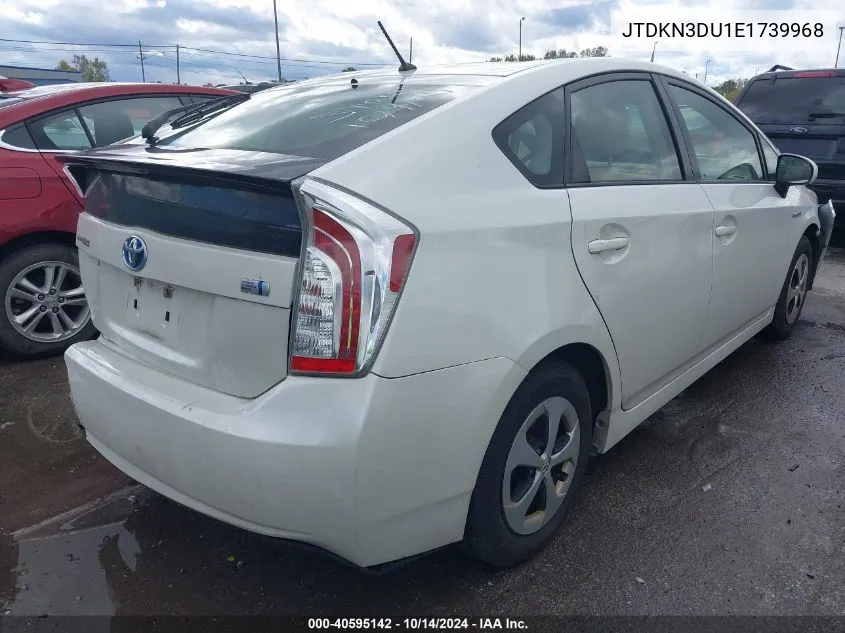 2014 Toyota Prius VIN: JTDKN3DU1E1739968 Lot: 40595142