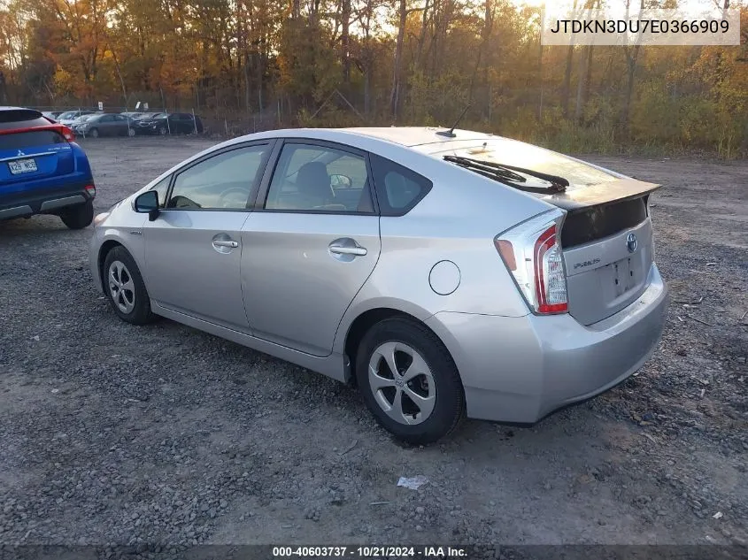 JTDKN3DU7E0366909 2014 Toyota Prius