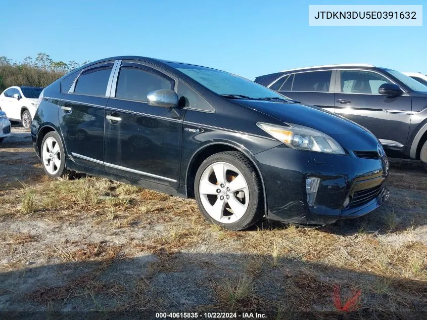 JTDKN3DU5E0391632 2014 Toyota Prius Five