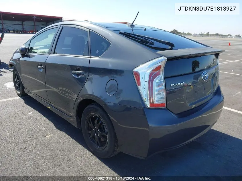 JTDKN3DU7E1813927 2014 Toyota Prius