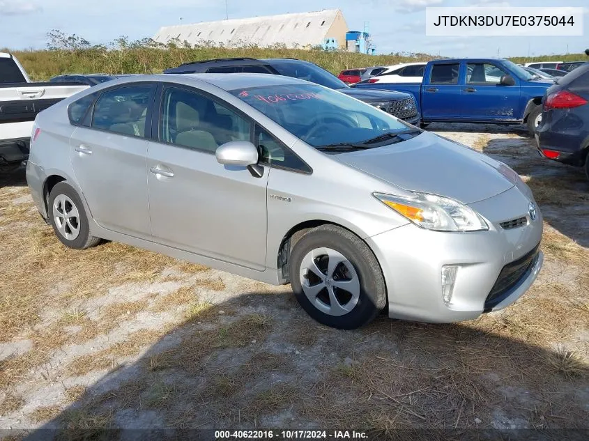 2014 Toyota Prius Two VIN: JTDKN3DU7E0375044 Lot: 40622016