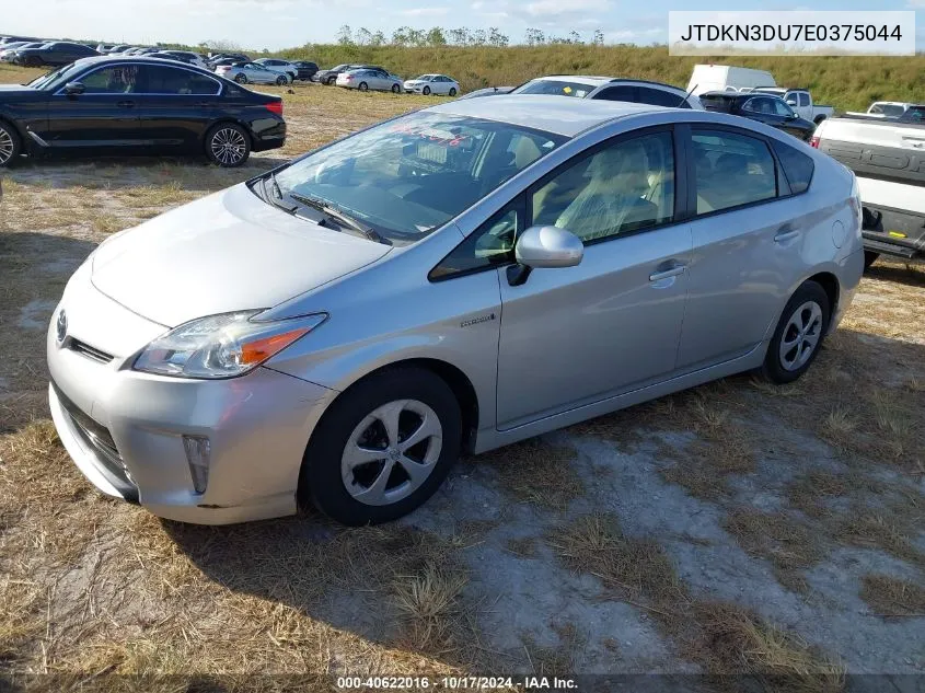 JTDKN3DU7E0375044 2014 Toyota Prius Two