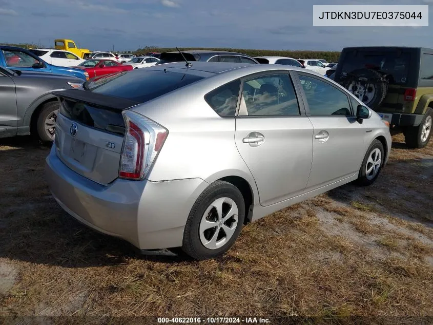 JTDKN3DU7E0375044 2014 Toyota Prius Two