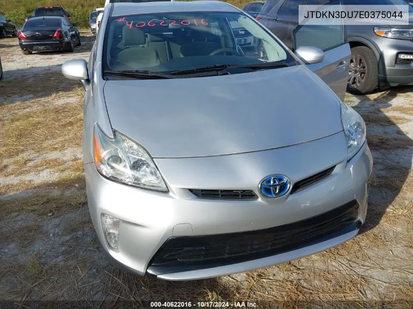 2014 Toyota Prius Two VIN: JTDKN3DU7E0375044 Lot: 40622016