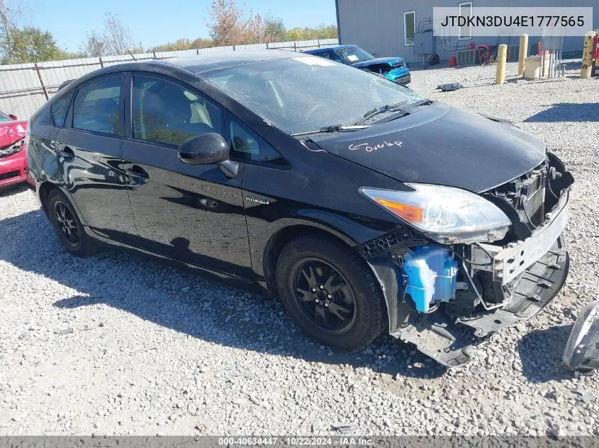 JTDKN3DU4E1777565 2014 Toyota Prius