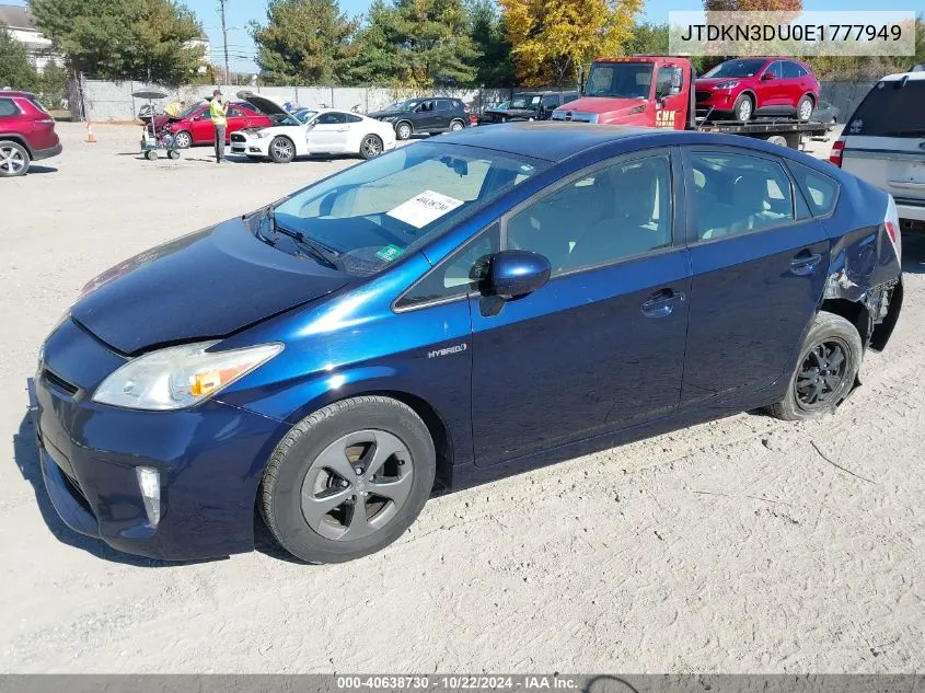 JTDKN3DU0E1777949 2014 Toyota Prius