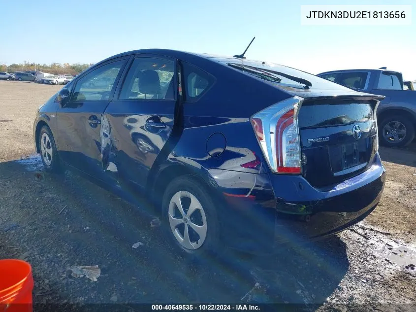 JTDKN3DU2E1813656 2014 Toyota Prius Four