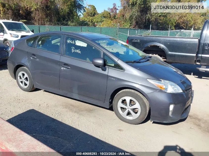 JTDKN3DU1E0391014 2014 Toyota Prius