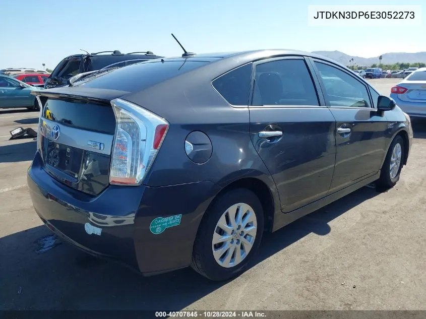 2014 Toyota Prius Plug-In VIN: JTDKN3DP6E3052273 Lot: 40707845