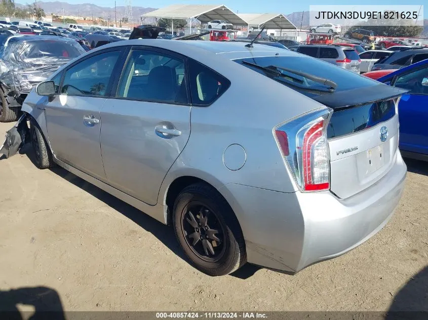 2014 Toyota Prius Two VIN: JTDKN3DU9E1821625 Lot: 40857424