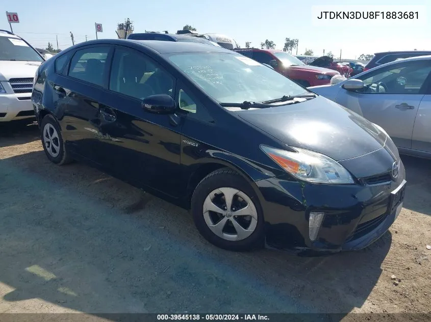 JTDKN3DU8F1883681 2015 Toyota Prius Two