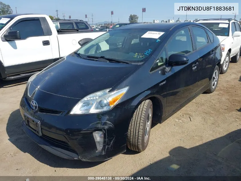 JTDKN3DU8F1883681 2015 Toyota Prius Two