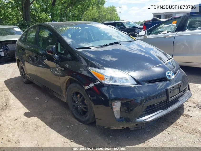 JTDKN3DU5F1873786 2015 Toyota Prius Two