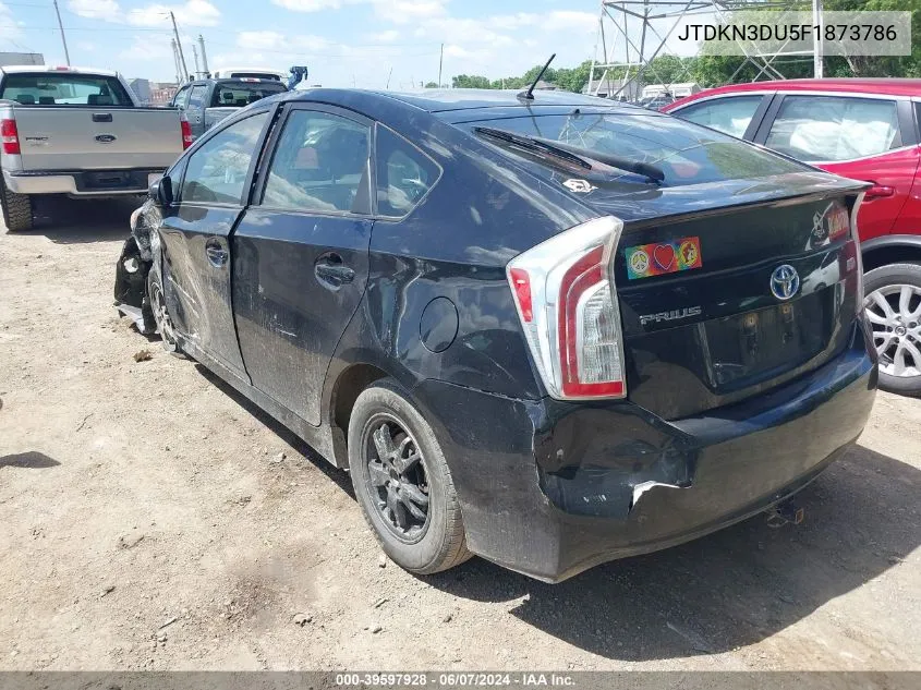 JTDKN3DU5F1873786 2015 Toyota Prius Two