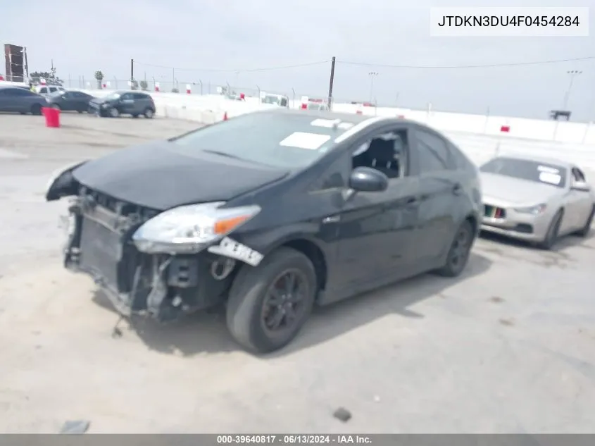 JTDKN3DU4F0454284 2015 Toyota Prius Two