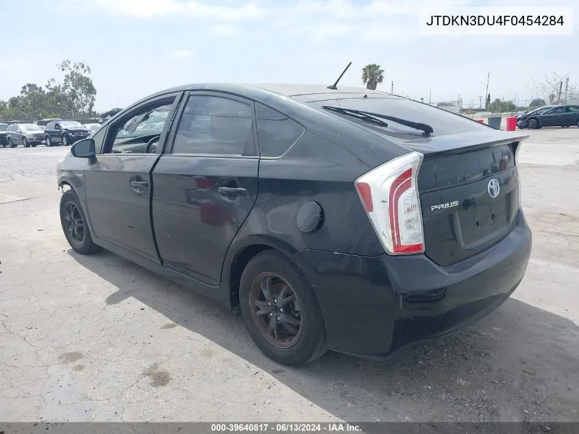 JTDKN3DU4F0454284 2015 Toyota Prius Two