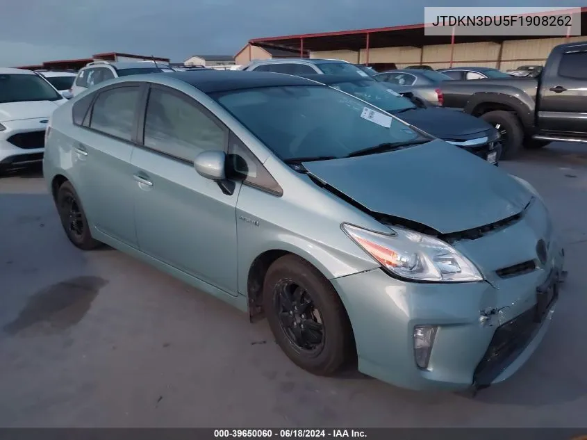 JTDKN3DU5F1908262 2015 Toyota Prius Four