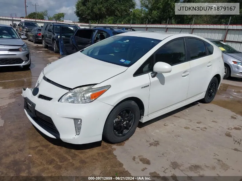 2015 Toyota Prius Two VIN: JTDKN3DU7F1879167 Lot: 39712859