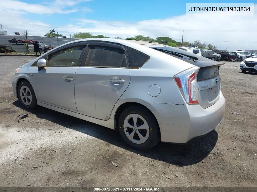 JTDKN3DU6F1933834 2015 Toyota Prius