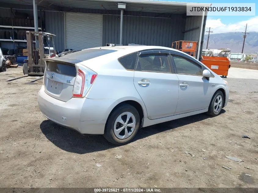 JTDKN3DU6F1933834 2015 Toyota Prius