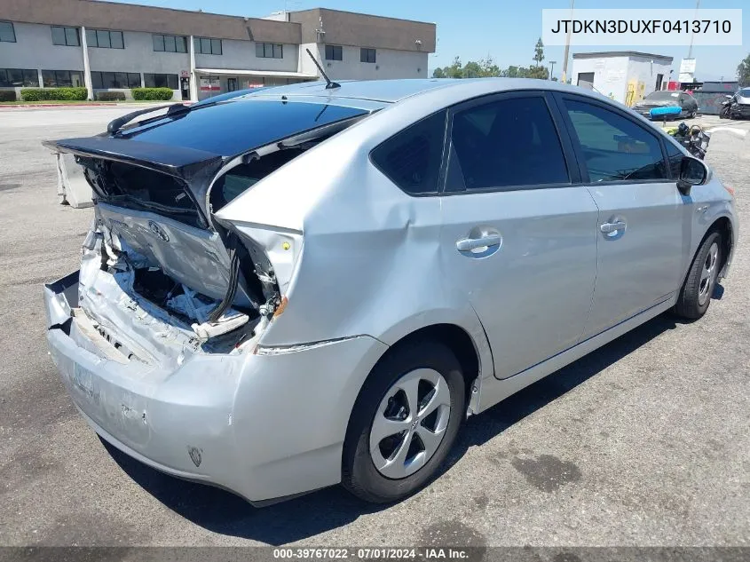 2015 Toyota Prius Two VIN: JTDKN3DUXF0413710 Lot: 39767022