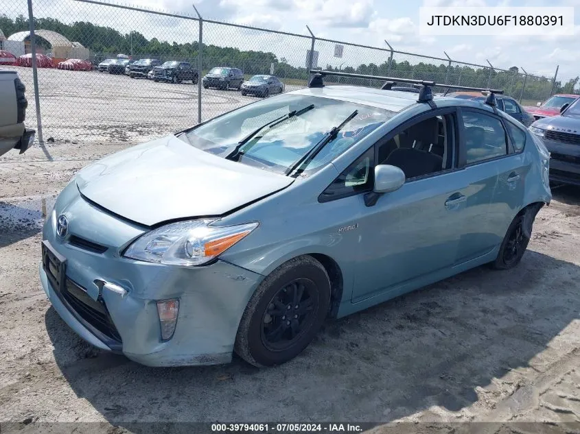 2015 Toyota Prius Three VIN: JTDKN3DU6F1880391 Lot: 39794061