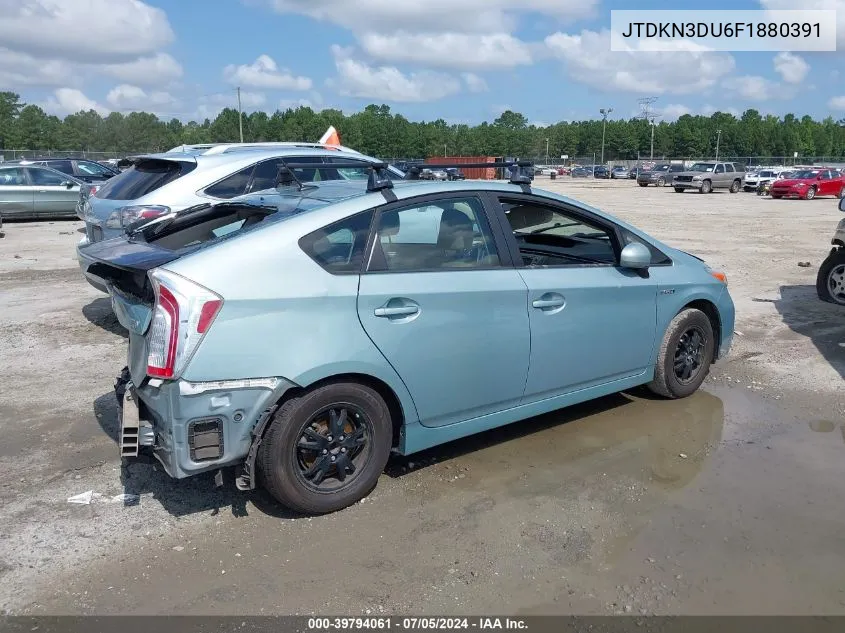 JTDKN3DU6F1880391 2015 Toyota Prius Three