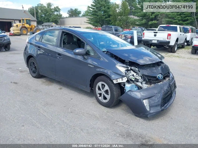 JTDKN3DU3F0474199 2015 Toyota Prius Two