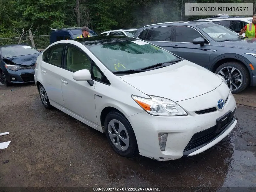 2015 Toyota Prius Three VIN: JTDKN3DU9F0416971 Lot: 39892772