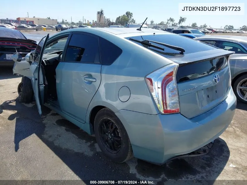 2015 Toyota Prius Two VIN: JTDKN3DU2F1897723 Lot: 39906708