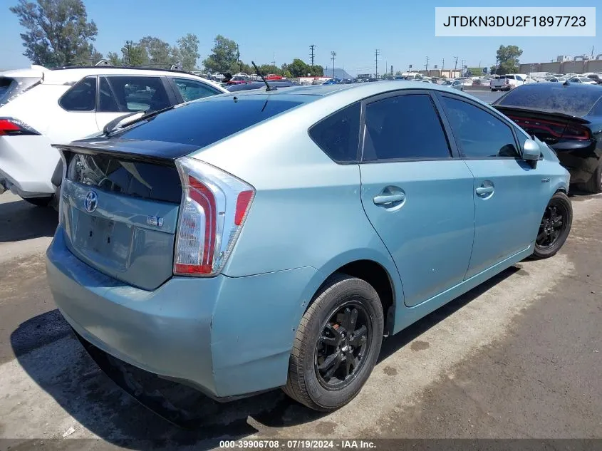 JTDKN3DU2F1897723 2015 Toyota Prius Two