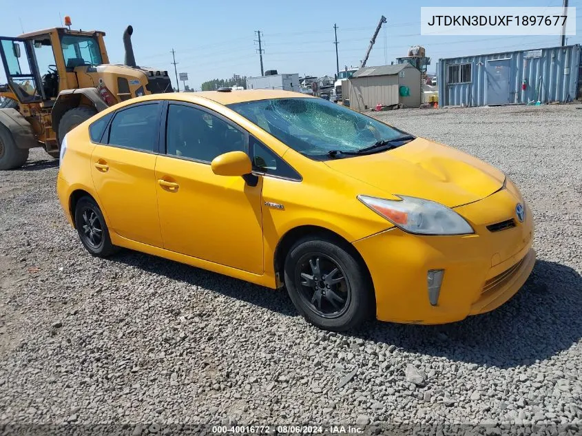 2015 Toyota Prius Four VIN: JTDKN3DUXF1897677 Lot: 40016772