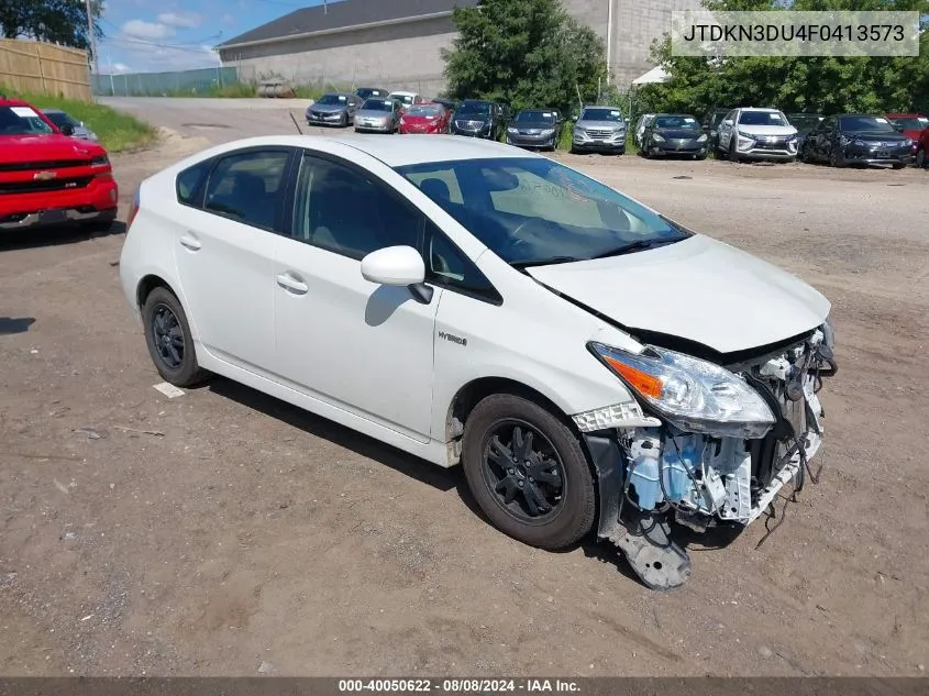 2015 Toyota Prius Four VIN: JTDKN3DU4F0413573 Lot: 40050622