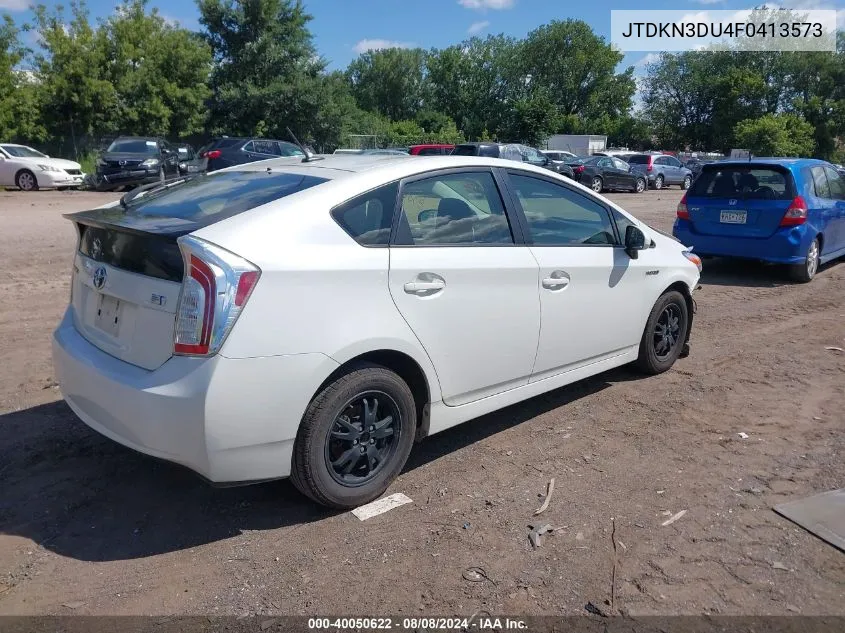 JTDKN3DU4F0413573 2015 Toyota Prius Four