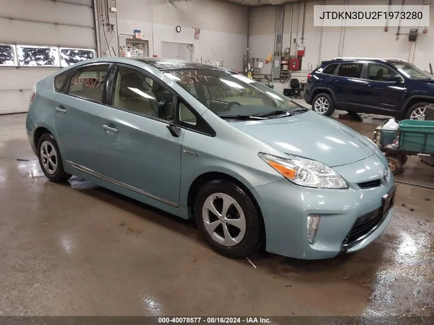 2015 Toyota Prius Four VIN: JTDKN3DU2F1973280 Lot: 40078577