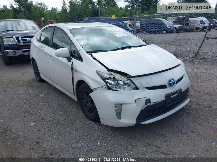 JTDKN3DU2F1901446 2015 Toyota Prius Two