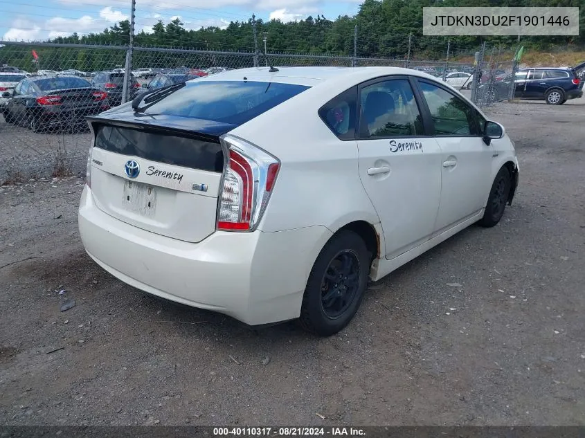 JTDKN3DU2F1901446 2015 Toyota Prius Two