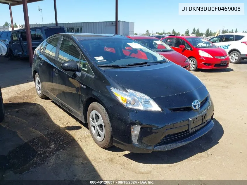 2015 Toyota Prius VIN: JTDKN3DU0F0469008 Lot: 40120637