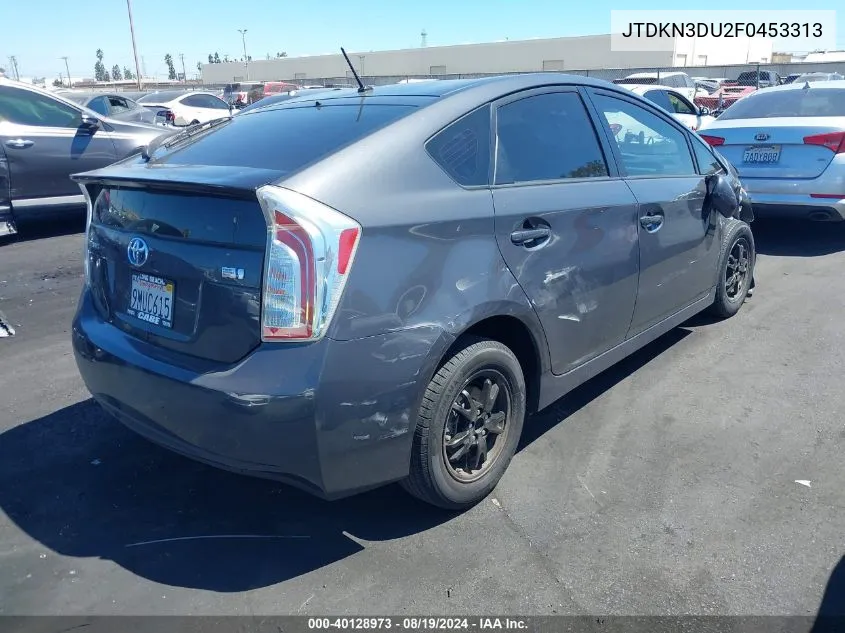 2015 Toyota Prius Two VIN: JTDKN3DU2F0453313 Lot: 40128973