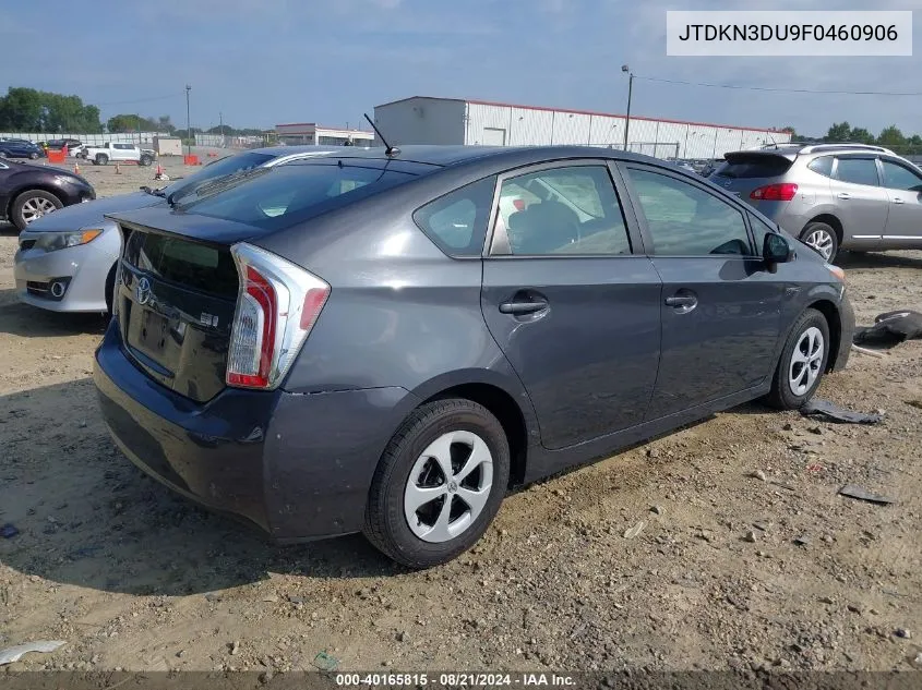 JTDKN3DU9F0460906 2015 Toyota Prius Two