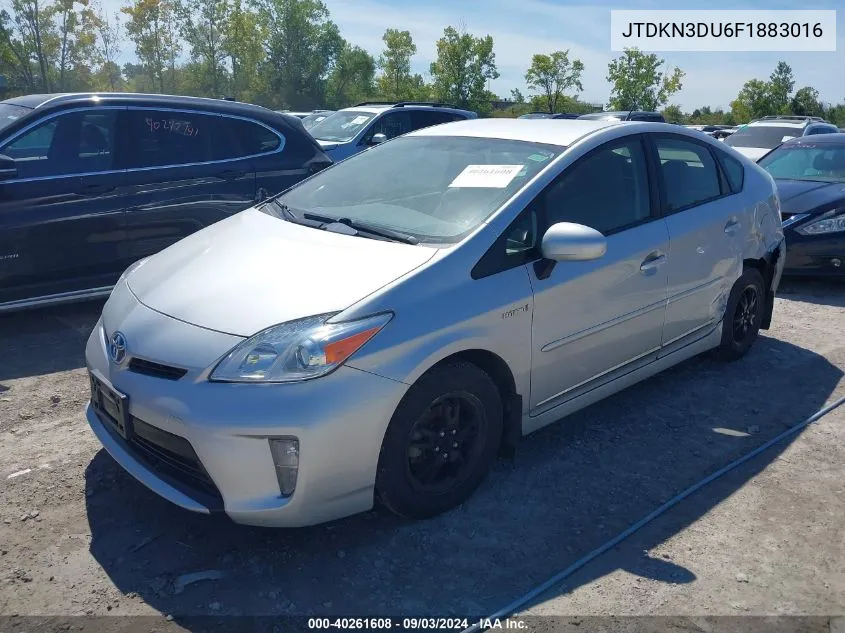 JTDKN3DU6F1883016 2015 Toyota Prius Three