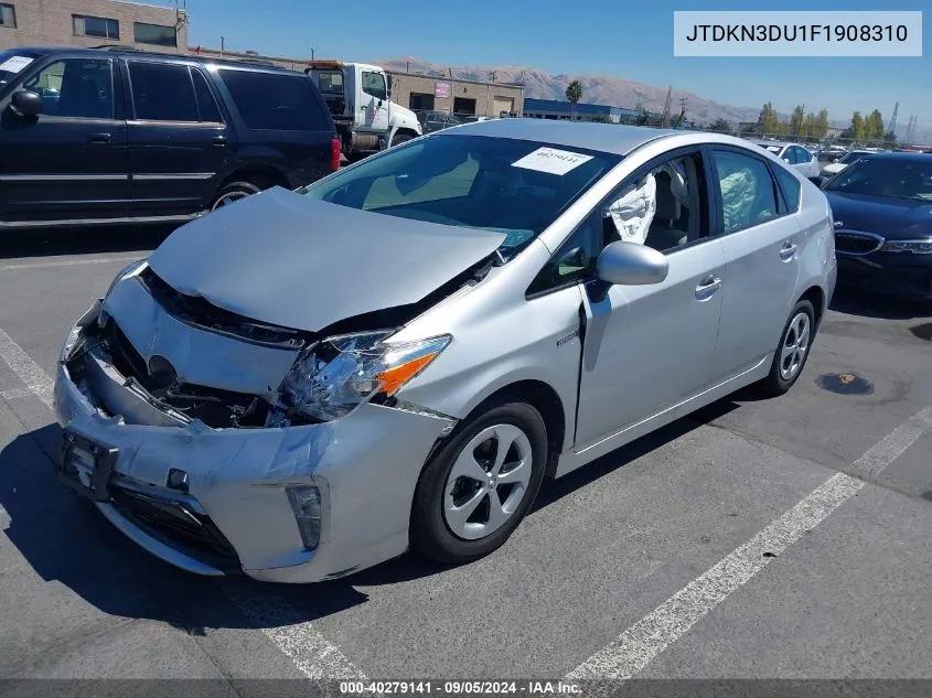 JTDKN3DU1F1908310 2015 Toyota Prius Two