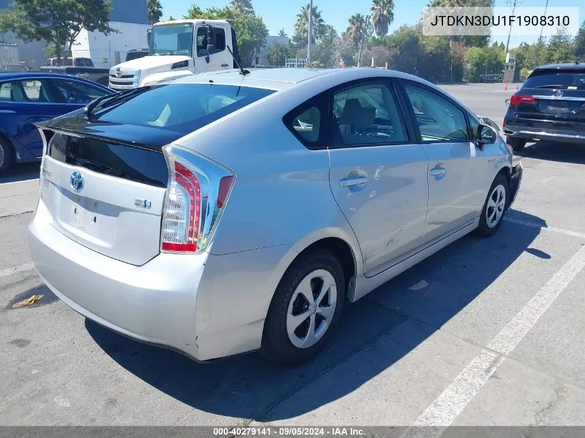 2015 Toyota Prius Two VIN: JTDKN3DU1F1908310 Lot: 40279141