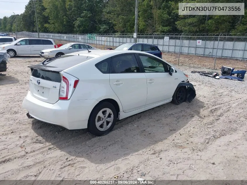 2015 Toyota Prius Two VIN: JTDKN3DU7F0473556 Lot: 40285237