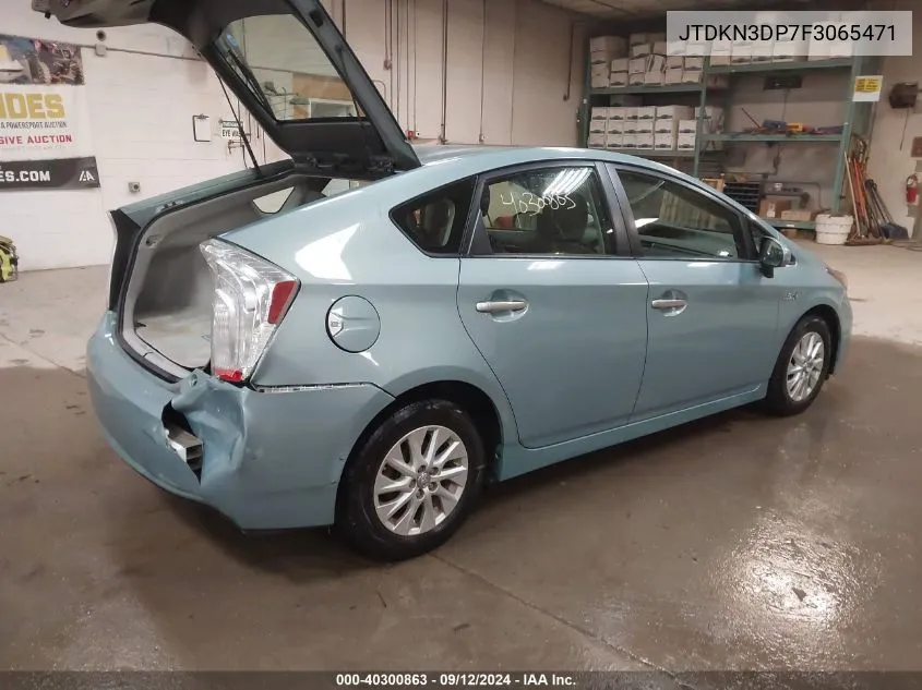 JTDKN3DP7F3065471 2015 Toyota Prius Plug-In