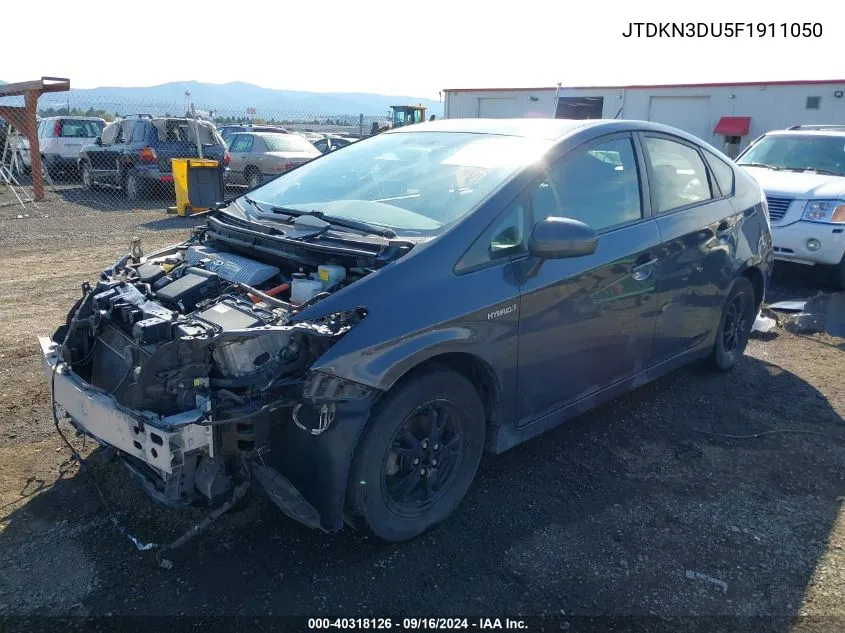 JTDKN3DU5F1911050 2015 Toyota Prius Two