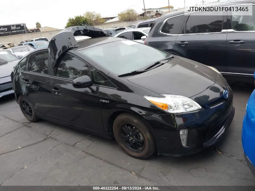 2015 Toyota Prius Two VIN: JTDKN3DU1F0413465 Lot: 40322254