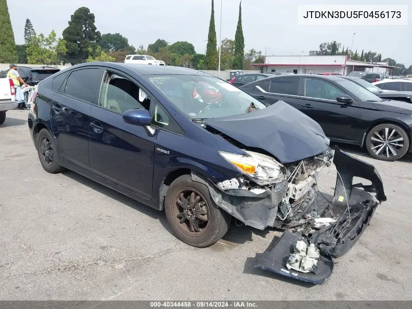 2015 Toyota Prius Four VIN: JTDKN3DU5F0456173 Lot: 40344458